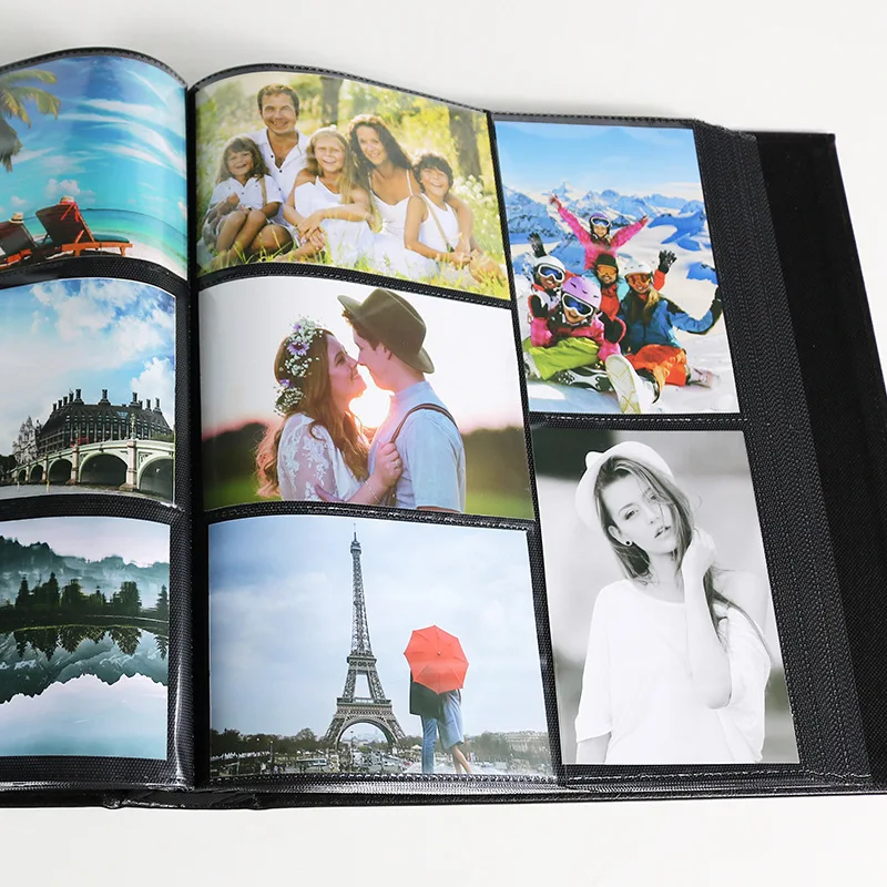 Yicheng Classic 4R 6 inch Leather Photo Albums for 4x6 photos holds 500