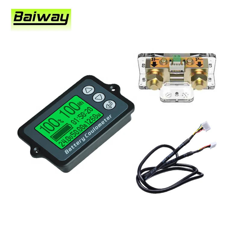 8-120V 350A Universal LCD Car Acid Lead Lithium Battery voltage battery monitor Capacity Indicator meter tester BW-TK15