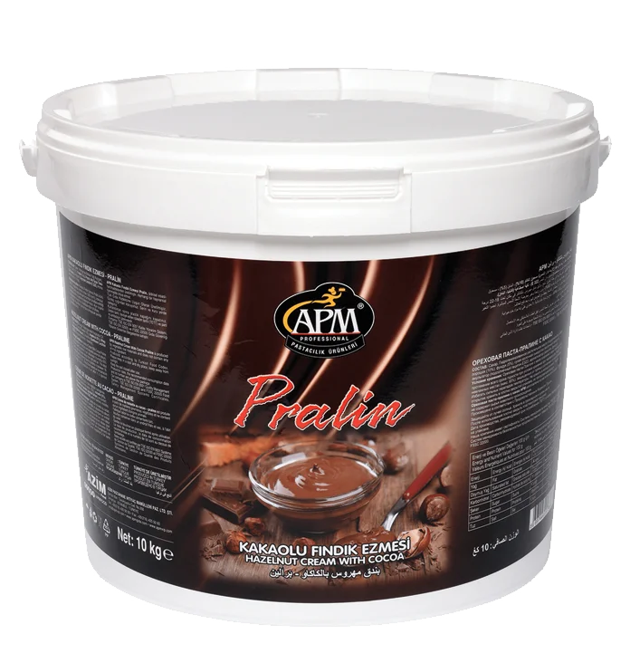 
APM HAZELNUT PRALIN SPREAD CREAM 5 % REAL HAZELNUT IN IT 