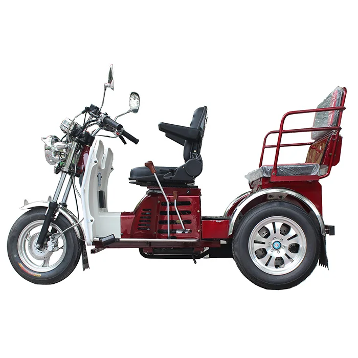 china gasoline tricycle Handicapped 110cc trike gas scooter