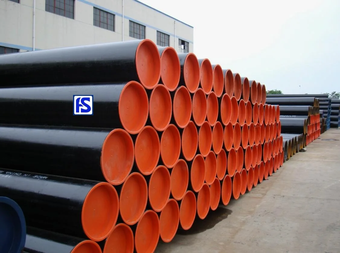 Black Pipe Sch40 API 5L Gr. B Carbon Steel Seamless Pipe with Be