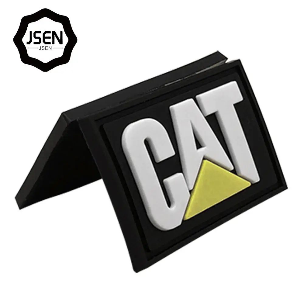 
Wholesale Cheap Custom Private Clothing Embossed Brand Name Logo Soft Silicone PVC Rubber Patch Label For Garment 