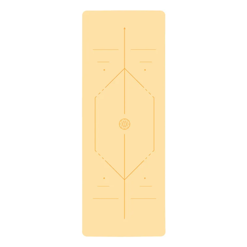 Microfiber Suede Yoga Mat Eco Friendly Light Weight Extra Thick Exercise Yoga Gym Floor Mat With Carry