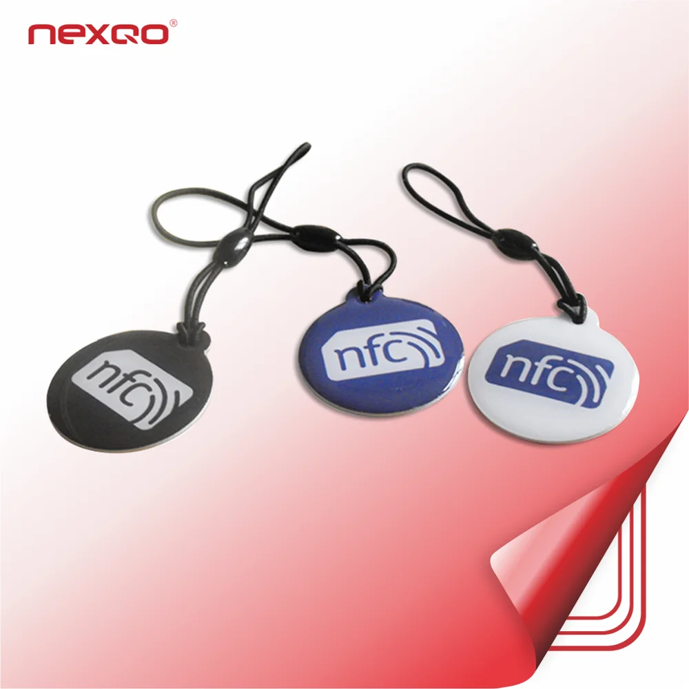 Custom Printing Qr Code Epoxy Washable Waterproof PET PVC Nfc Tag