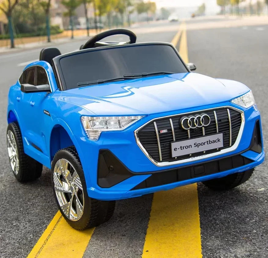 Licensed Audi Powered Electric Car for Kids with Parent Remote Control, Lights, Horn, Music, Ride on Toys