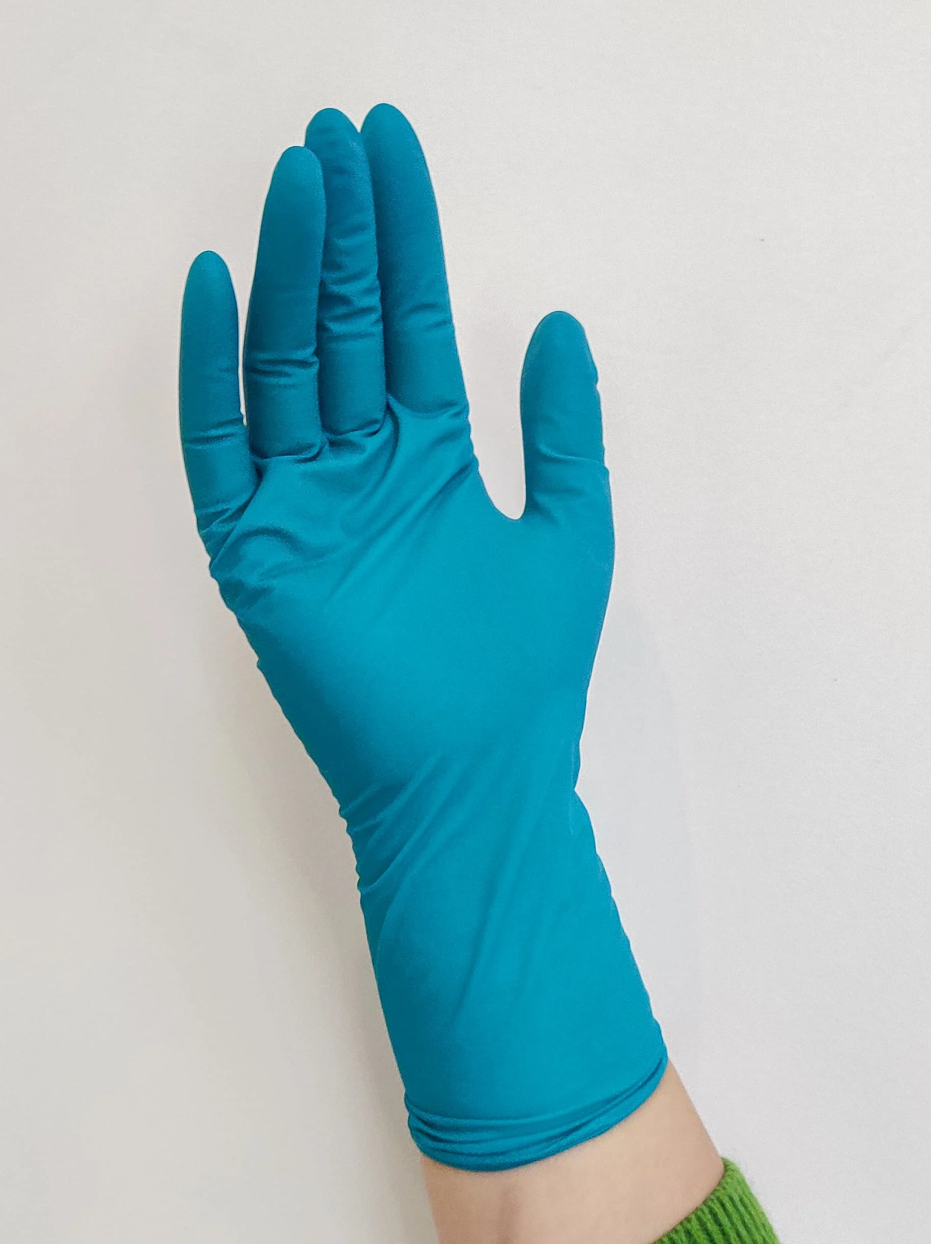 White Black Powder Free Disposable Latex Gloves