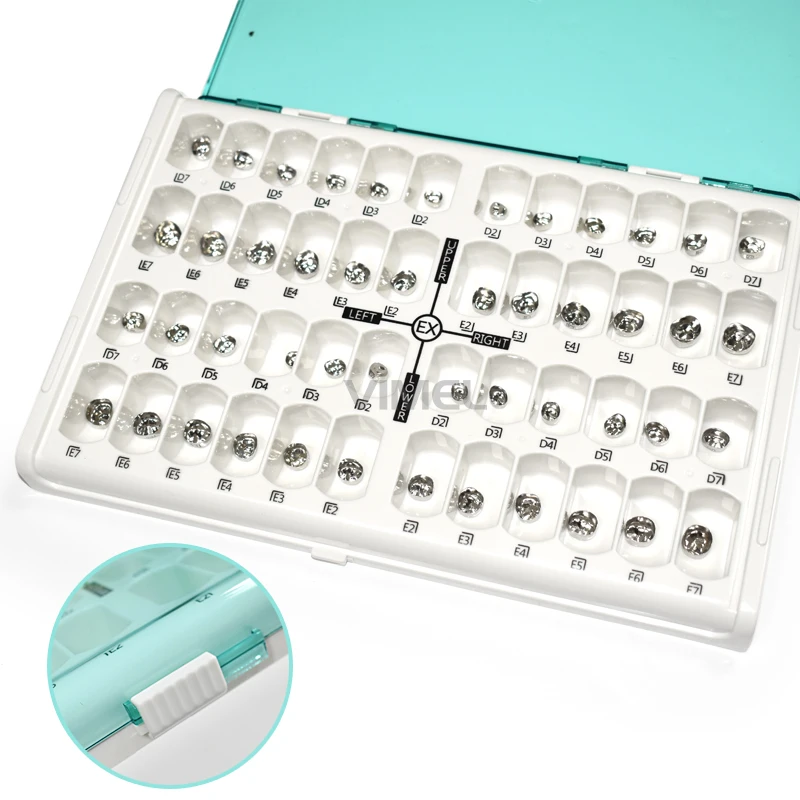 48 шт./коробка Детские Зубные коронки из нержавеющей стали