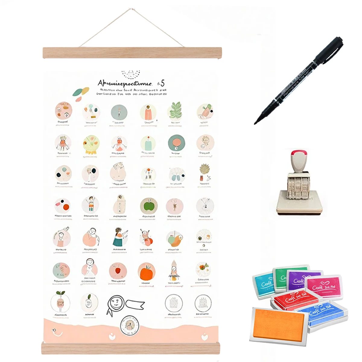 Baby Birth Poster My First Times Poster Important Dates Baby room wall decoration Pastel Memory Birth Idea