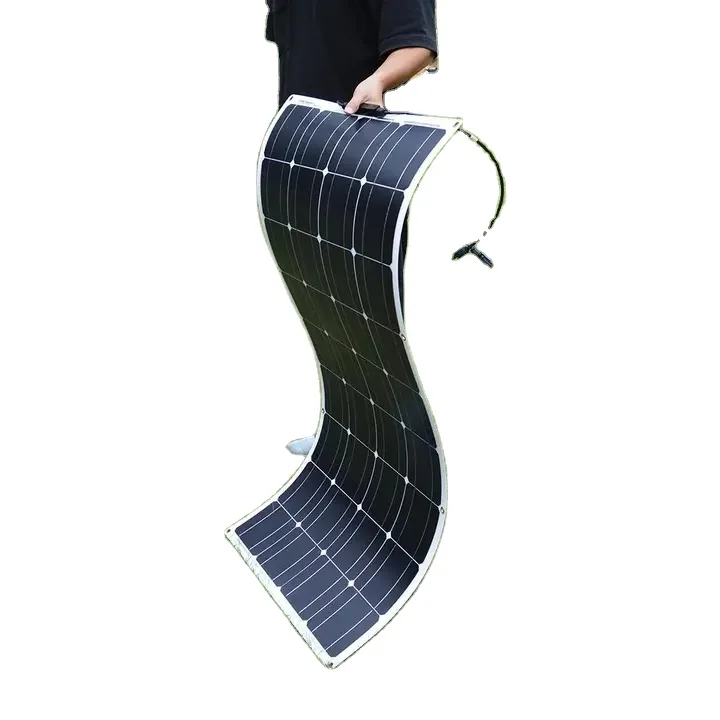 Wholesale Custom 100W Monocrystalline Flexible Solar Panel for RV caravan boat yacht