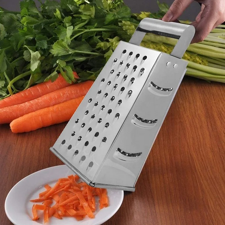 Stainless Steel 4 sided Fruit and Vegetable Grater Cutter For Home Kitchen