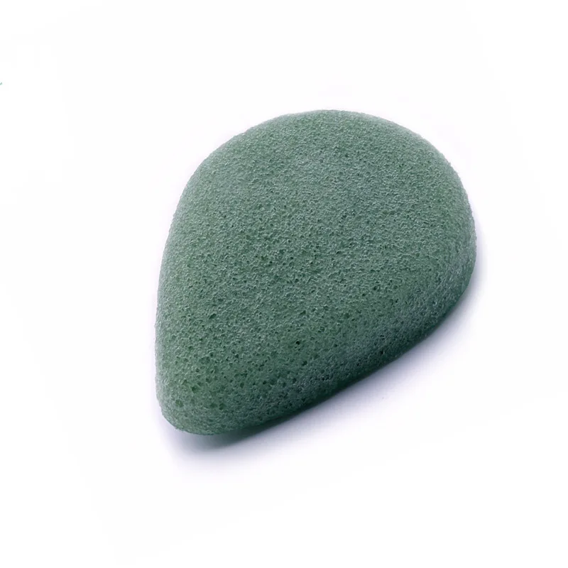  Оптовая продажа 100% натуральная Фирменная губка Konjac для лица с бамбуковым
