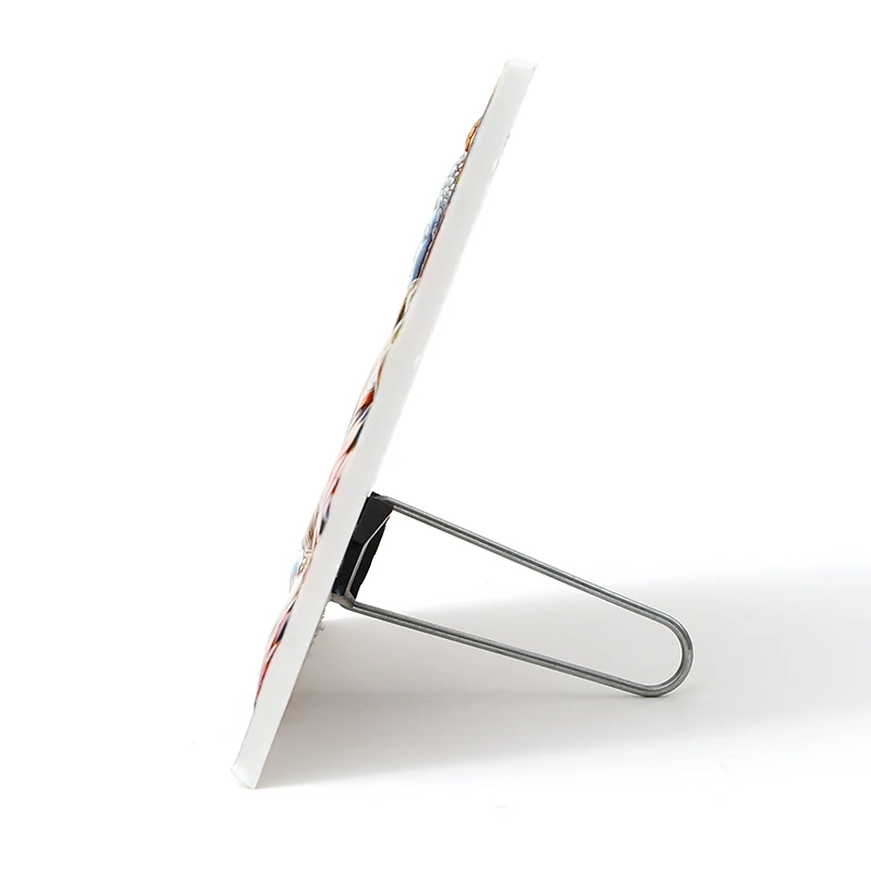 Square Lotus Buddha Frameless Photo Ornaments Resin Tabletop Craft Decorative Gifts