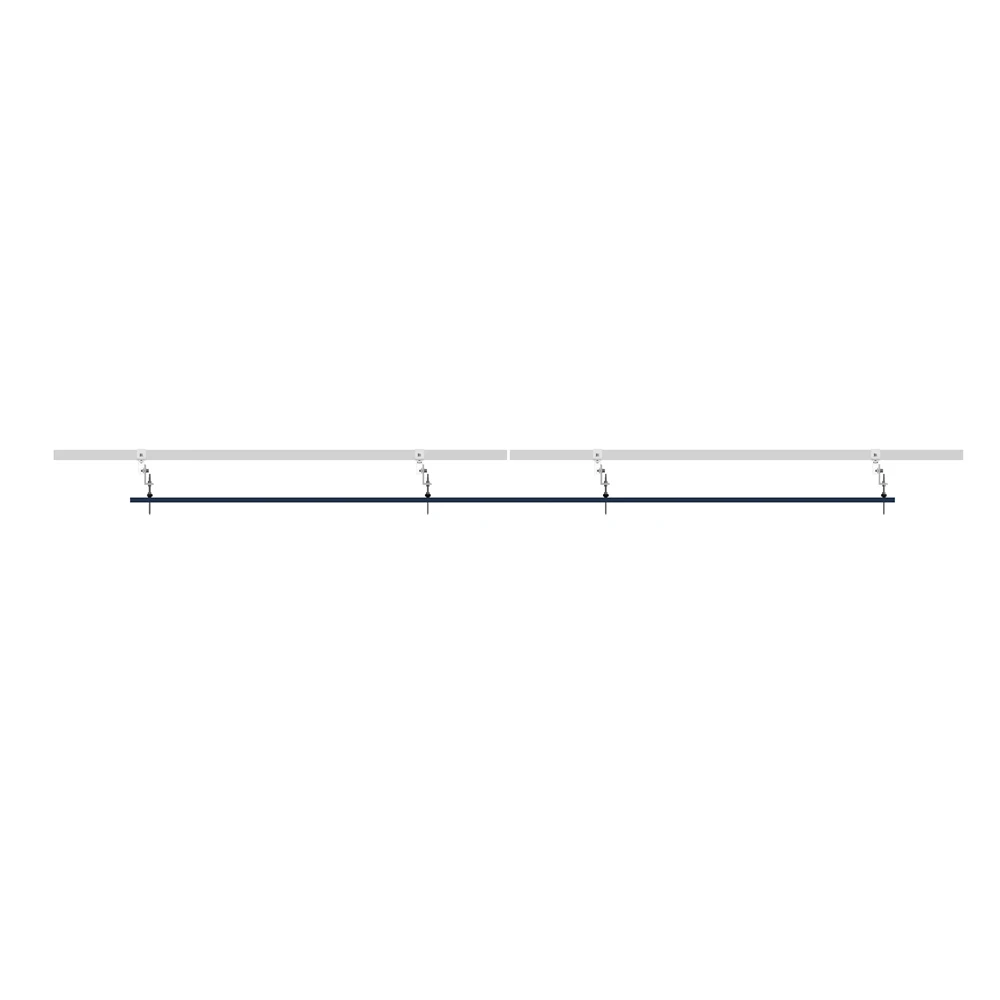 Solar Panel Mounting Accessories Double Head Hanger Screw Bolt for Wooden Rafter Steel Purlin Metal Roof Solar Mounting.