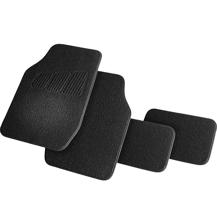 Professional Auto Customized Pvc Universal Polyester Velour Surface Car Carpet Mats