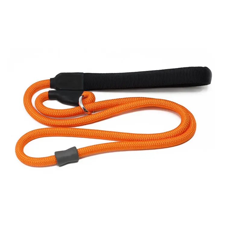 Factory Price Dog Leash Slip Rope Waterproof Nylon Dog Leash No Pull Training Leashes