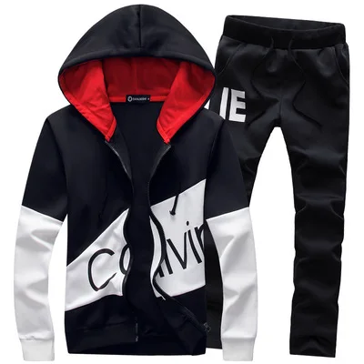 New jogging Custom Track Suits Tracksuit For Men Polyester Sportswear Suit By Lazib