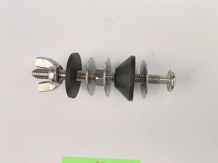 Custom wholesale stainless steel toilet water tank screw sealing ring rubber ring fixing