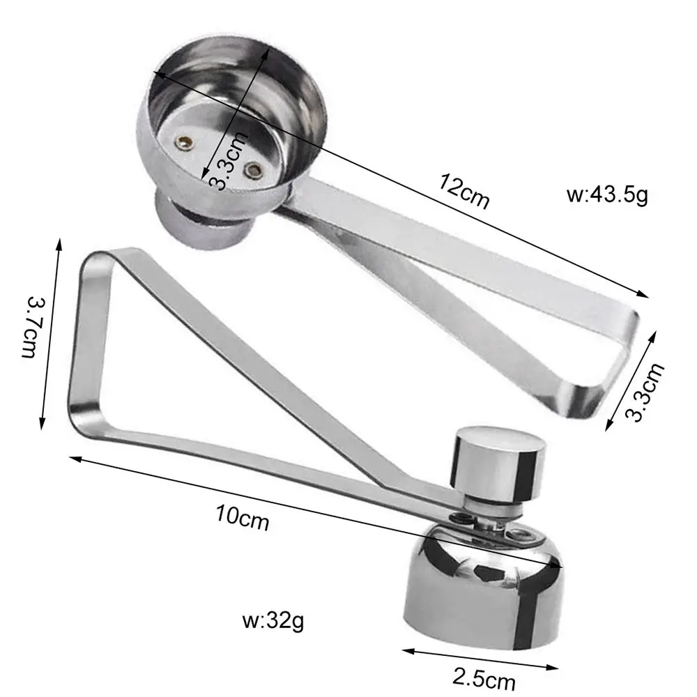 Stainless Steel Egg Topper Cutter Shell Opener Creative Kitchen Tool Metal Egg Scissors Boiled Raw Egg Opener