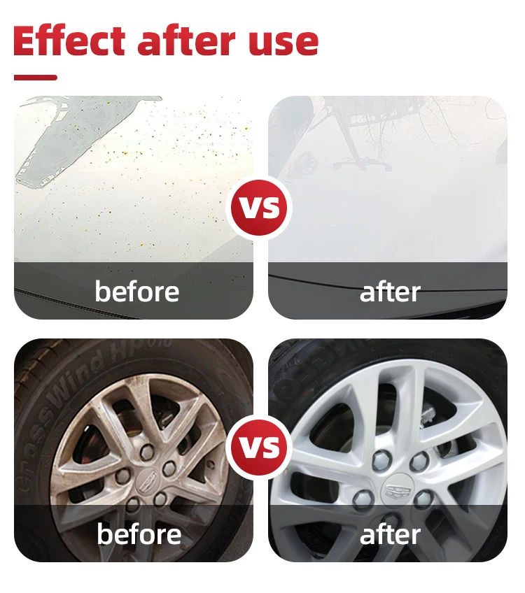 G62 Iron powder remover removes iron powder toner and oxide layer dirt Body hub Car cleaning car maintenance OEM