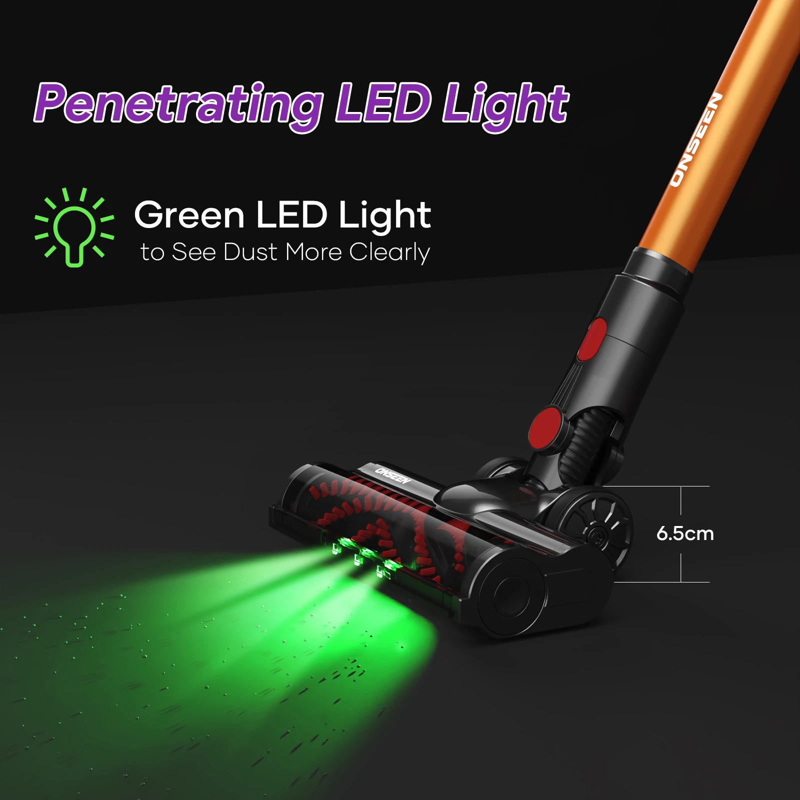 ONSEEN M81 Cordless Foldable BLDC350W Vacuums Cleaner Portable Powerful Handheld Carpet Home Cleaning Appliances