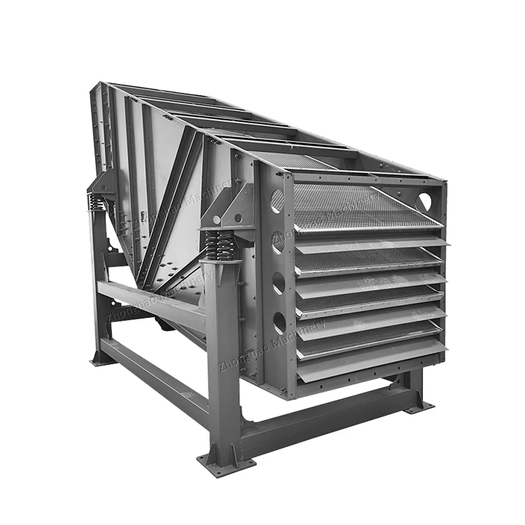 Multi Layer Salt Screening Equipment Probability Vibrating Screen Machines for Calcium Carbonate Powder