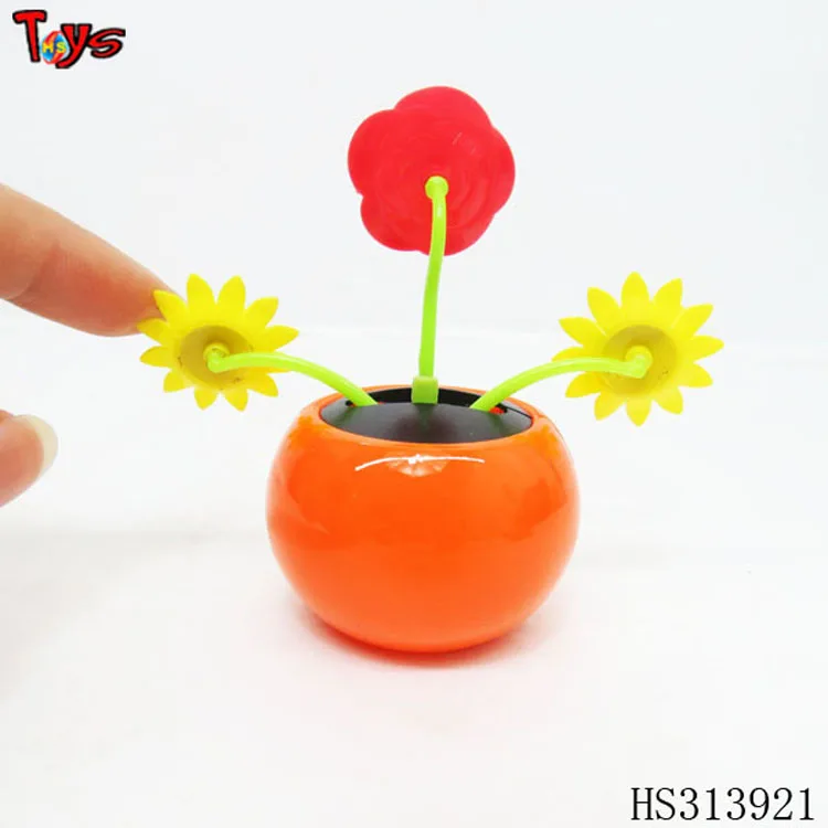 
wholesales funny car flip flap solar flower 