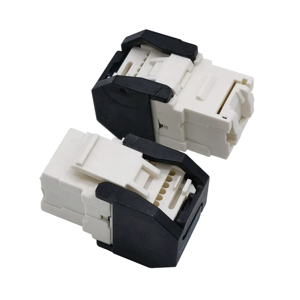 Toolless 3M Cat6 UTP Keystone Jack 180 Degree UTP RJ45 Cat6 Modular Jack