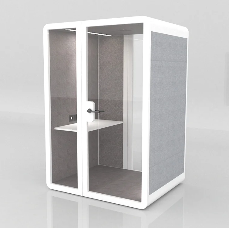 Fashion privacy acoustic movable sound proof office phone booth,Home office booth,office pod (1600062634539)
