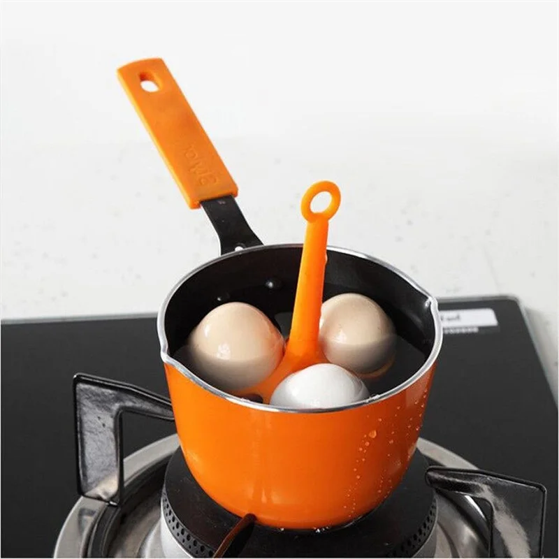 Factory wholesale Food Grade Silicone Kitchenware Egg Boiler 3 Holes Silicone Egg Former