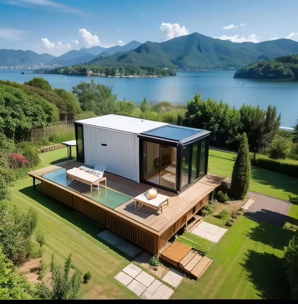 20ft Modular Tiny Homes Ready to Ship Cabin Container House Detachable Office Pod Customizable Tiny Living Space