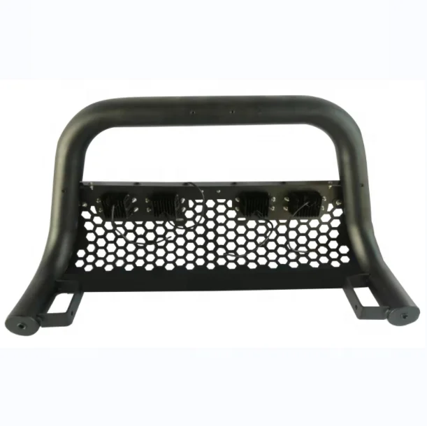 Stainless Steel Black Front Bumper Guard Bull Bar for Hilux Revo Rocco