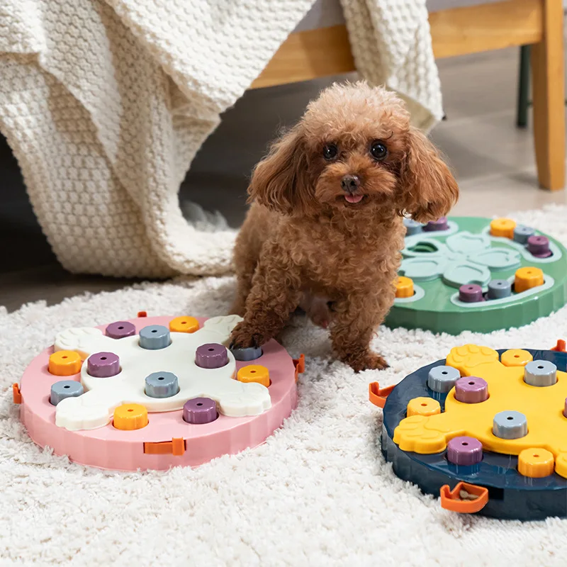 2024 Dog Puzzle Toys Interactive Dog Toy for IQ Training Slow Food Dispenser for Funny feeder IQ Games christmas  new Pet Supply