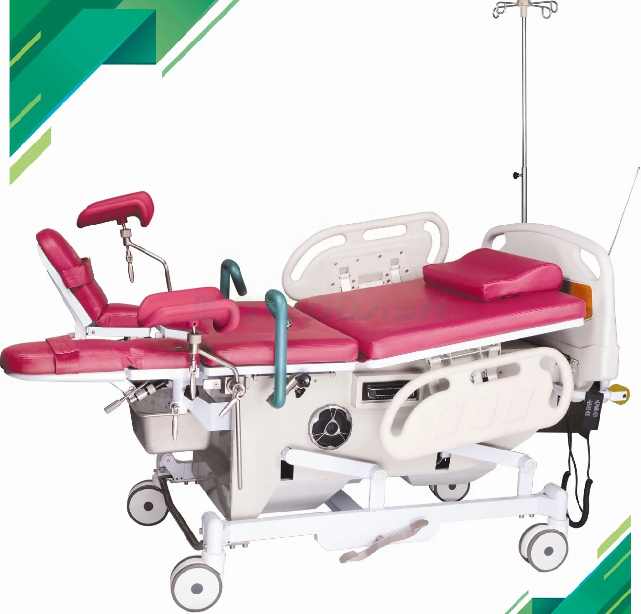 многофункциональная Роскошная электрическая Акушерская Больничная койка LDR Гинекологическая смотровая койка