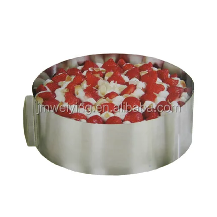 Newest Design Convenient Kitchen Metal Cake Baking Tools Adjustable Size Cake Ring Molds