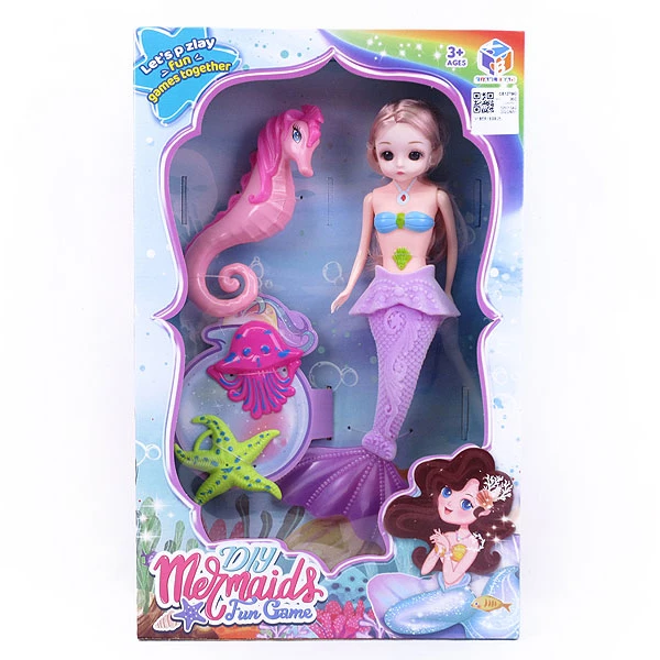 Wholesale Kids Girls Gift toys 14 inch vinyl fashion doll baby mini mermaid doll toy for sale