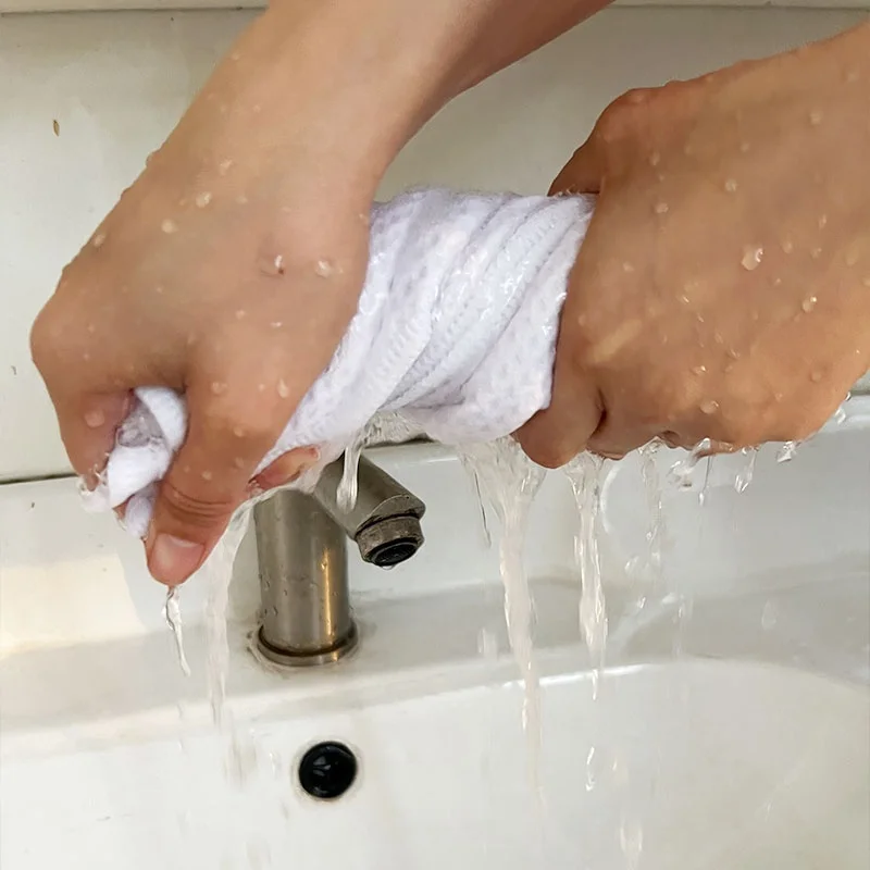 Wholesale recycled custom Digital Printing microfiber waffle  40x40 tea towel Kitchen Towels for gift