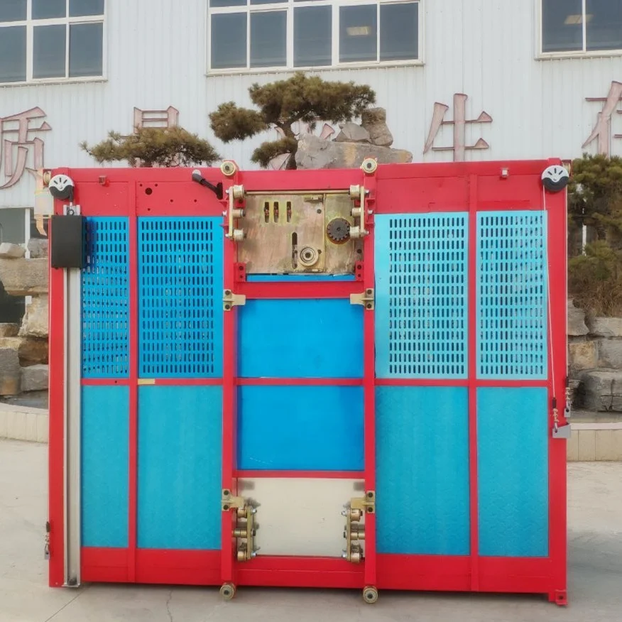 High capacity price list construction hoist site lifting elevator machine