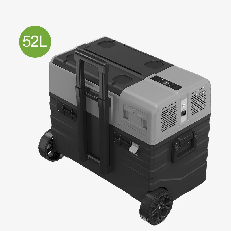 ENX62 small 62L Factory price oem high capacity USB mobile phone charging  refrigerator 12v dc compressor solar car fridge