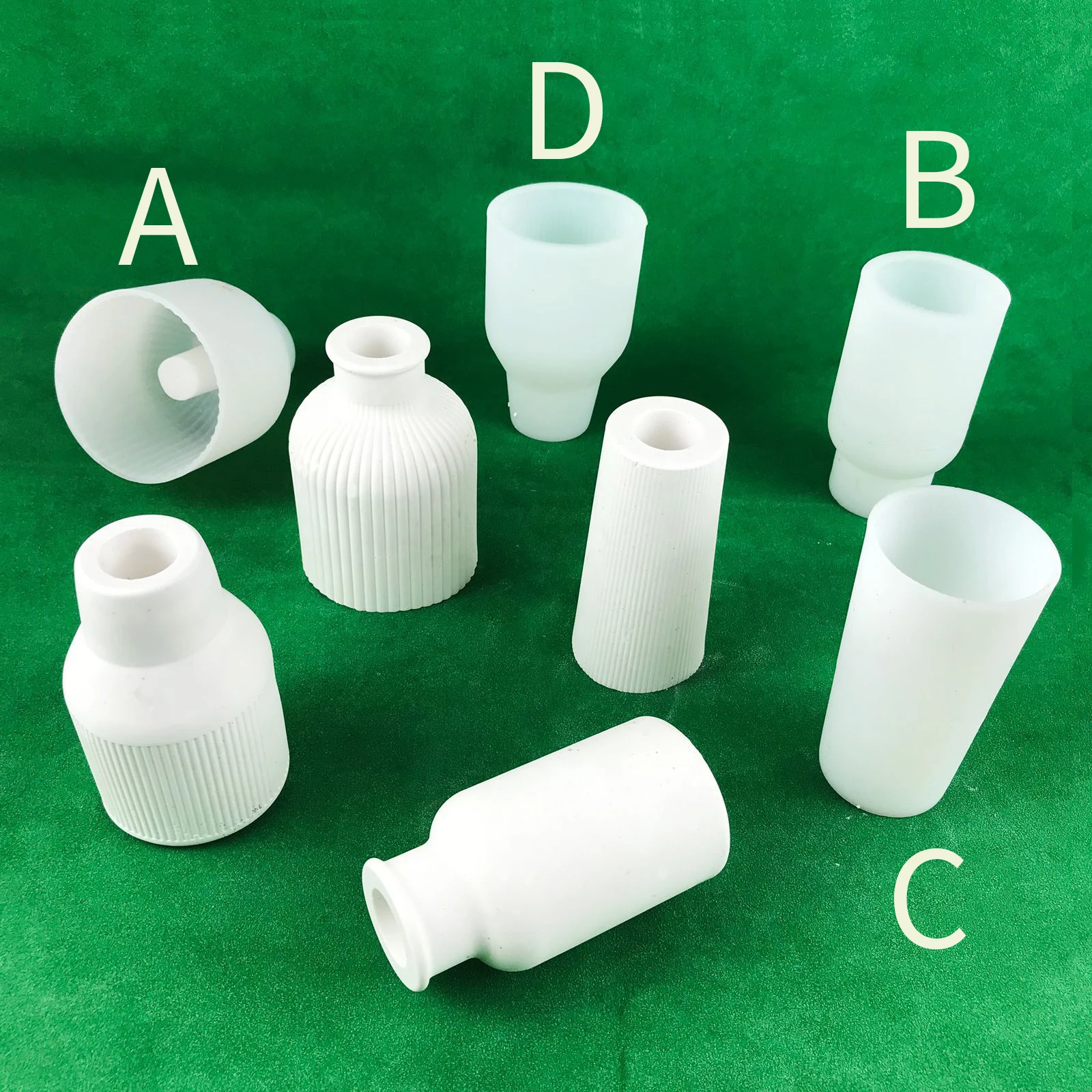 DM539 Concrete Cement Plant Flower Pot Epoxy Resin Silicon Mould Pen Holder Storage Box Jar Mold For Resin