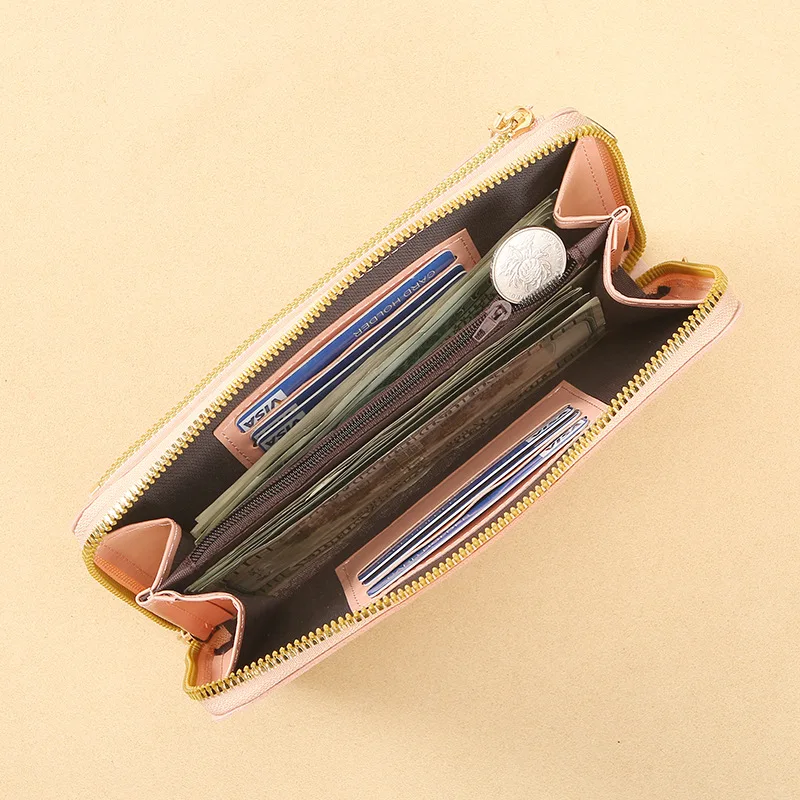 OEM/ODM Phone Purse Crossbody Bags Women Small Travel Wallet Touch Screen RFID Blocking Protection Wristlet Cell Phone Wallet