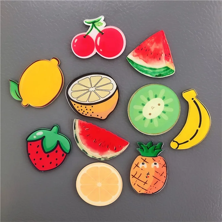 Wholesale High Quality Custom Cartoon Pattern Souvenir Acrylic Fridge Magnets