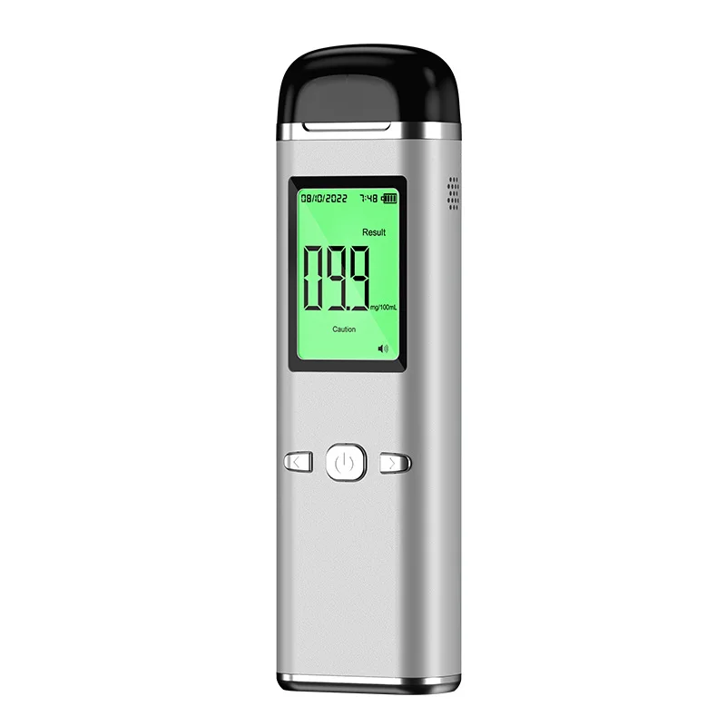 Breathalyzer Professional-Grade Alcohol Tester with Memory and Warning Function for Personal and Professional Use