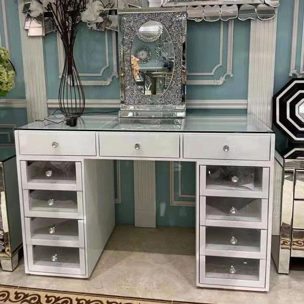 Bedroom Furniture Crush diamond  Makeup Vanity Dressing Tables