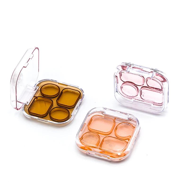 Diy Empty Eyeshadow Palette Blush Concealer Palette Packaging Make Your Own Brand Square Powder Box Eyeshadow Palette