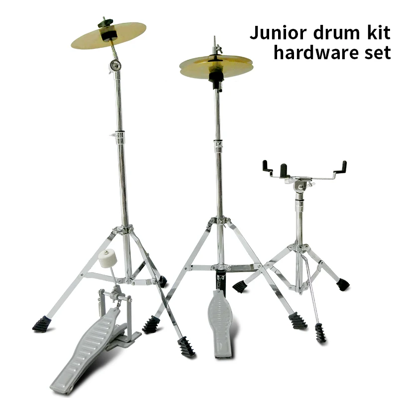 Nice design for child drum toy multi colors 5 pcs junior drum kit with cymbals and seat