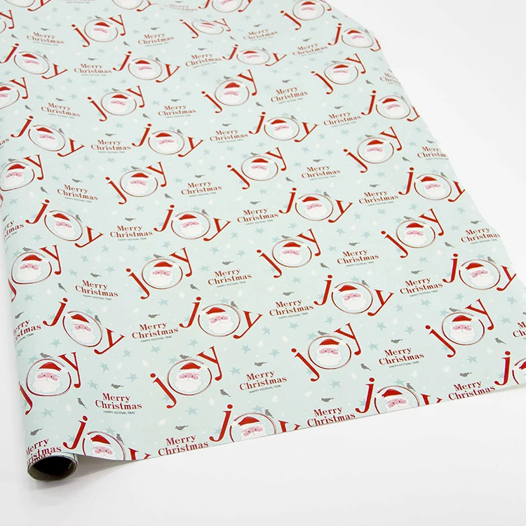 Christmas Decoration Gift Box Wrapping Paper Diy Handmade Paper Bag Gift Cover Cartoon Color Paper box