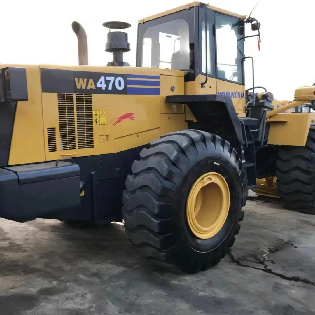 Хорошее состояние фронтальный погрузчик японский komatsu wa470 wa500 wa600 низкая цена
