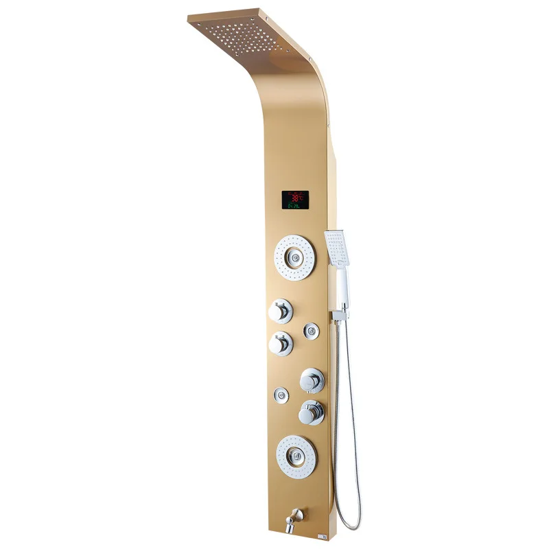 Shower panel factory price shower set bathroom wholesale commercial multifunctional modern bathroom shower