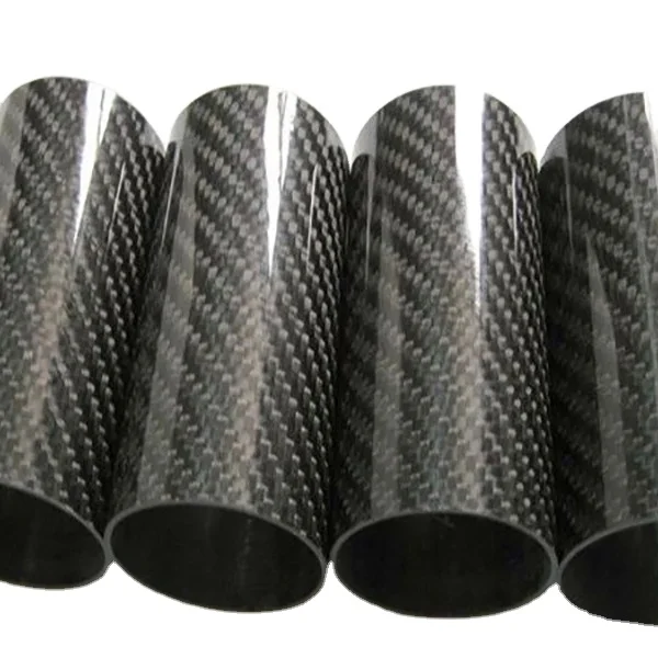 3K Twill Carbon Fiber Round Tube Customization High Technology And High Quality Factory OEM Customization