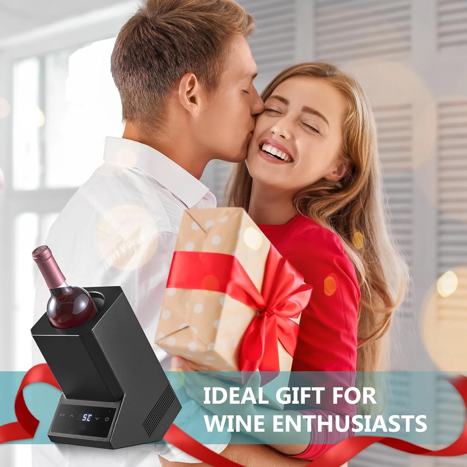 Portable bottle wine chiller cooler  adapter 12V RV connector